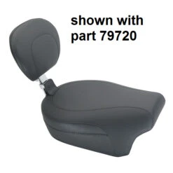 Mustang 79730 Vintage Passenger Seat, Backrest Receiver For Harley-Davidson FL Touring