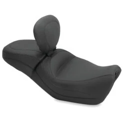 Mustang 79786 Standard Touring One-Piece Seat, Black For Harley Street (2015-)