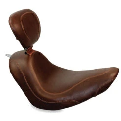 Mustang 79813 Wide Tripper Solo Seat W/ Backrest For Harley Sportster '04-'21