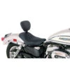 Mustang 79814 Wide Tripper Solo Seat W/ Backrest, Diamond Black For Sportster '04-'21