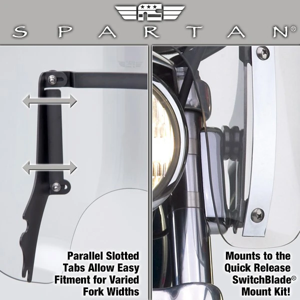 National Cycle N21303 Spartan Quick Release Windshield For Indian Scout (2015-) - Image 5