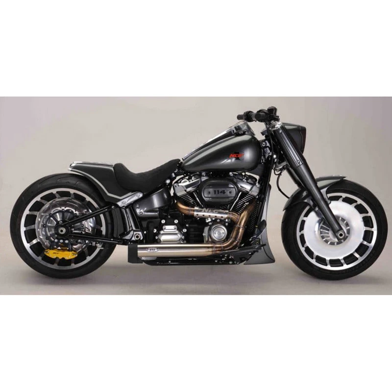 NLC ST-1040-3 Engine Spoiler, Black For Harley Softails (2018-) - Image 2