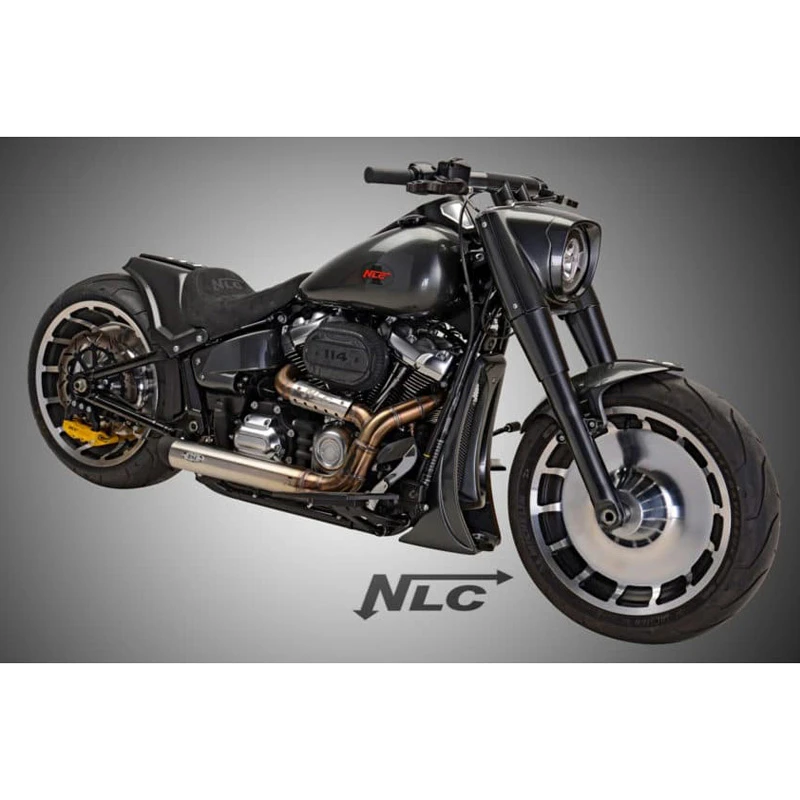NLC ST-1040-3 Engine Spoiler, Black For Harley Softails (2018-) - Image 7