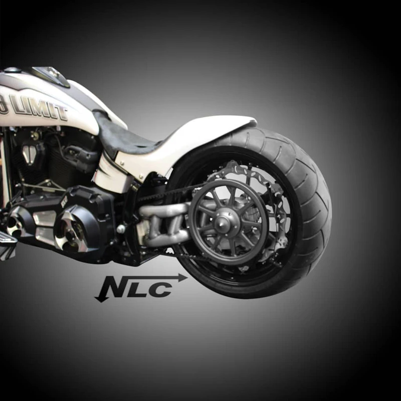 NLC ST-30103 Single Sided Swing Arm Black For Harley Softail (2008-2017) W/ 260/280 Mm Tire - Image 4
