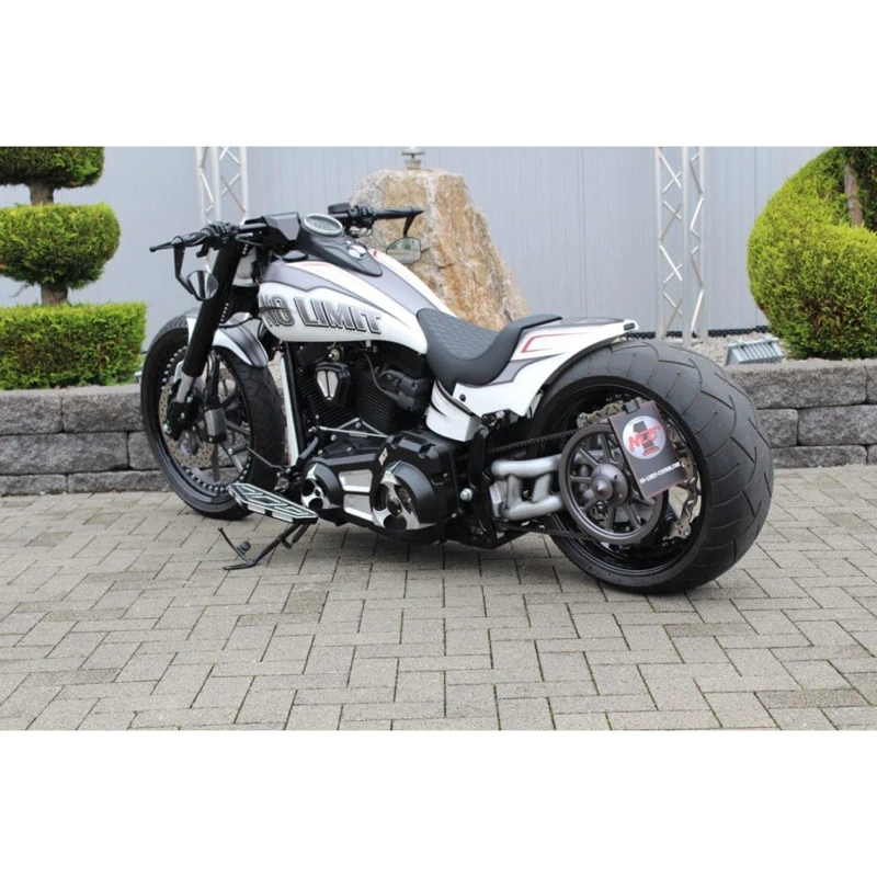 NLC ST-30103 Single Sided Swing Arm Black For Harley Softail (2008-2017) W/ 260/280 Mm Tire - Image 6