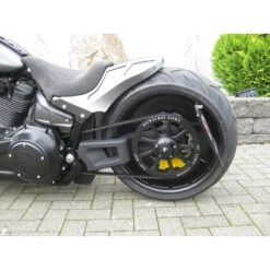 NLC ST-30153 Single Sided Swing Arm Black For Harley Softail M8 (2018-) W/ 260 Mm Tire