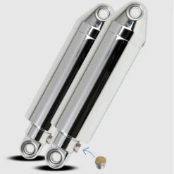 Platinum 1686-RKD Polished Air Ride Simple Suspension Kit For Harley Touring