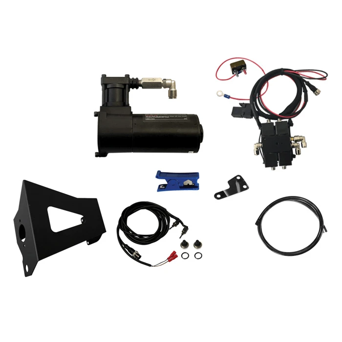 Platinum 1723-VICBF Gloss Black Air Ride Bleed Feed Suspension Kit For Victory Cruisers - Image 2