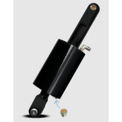 Platinum 1723-VICST Gloss Black Air Ride Simple Suspension Kit For Victory Cruisers