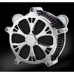 RC Components AC-102C Majestic Chrome Airstrike Air Cleaner For Harley Models