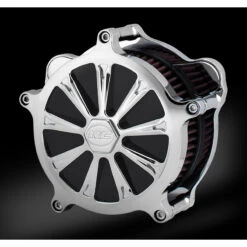 RC Components AC-110C Raider Chrome Airstrike Air Cleaner For Harley Models