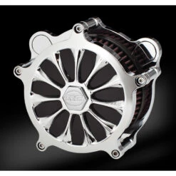 RC Components AC-121C Cynical Chrome Airstrike Air Cleaner For Harley Models