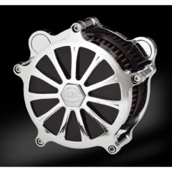 RC Components AC-122C Exile Chrome Airstrike Air Cleaner For Harley Models