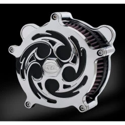 RC Components AC-85C Savage Chrome Airstrike Air Cleaner For Harley Models