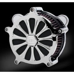 RC Components AC-90C Imperial Chrome Airstrike Air Cleaner For Harley Models