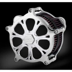 RC Components AC-91C Epic Chrome Airstrike Air Cleaner For Harley Models