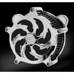 RC Components AC-95C Assault Chrome Airstrike Air Cleaner For Harley Models