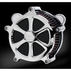 RC Components AC-99C Prowler Chrome Airstrike Air Cleaner For Harley Models
