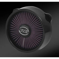 RC Components ACX-04B Tru-Flo Blitz Black Air Cleaner For Harley Models