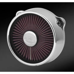 RC Components ACX-04C Tru-Flo Blitz Chrome Air Cleaner For Harley Models