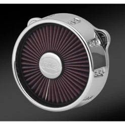 RC Components ACX-14C Tru-Flo Gatlin Chrome Air Cleaner For Harley Models