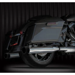 RC Components RCX102-04B 4.0 Blitz Black Muffler For Harley Touring