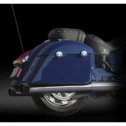 RC Components RCX111C-04B 4.0 Blitz Muffler Black For Indian Chieftain