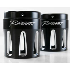 Rinehart Slip-on 4" Exhaust W/ Merge Caps For Indian Touring Models (2014-)