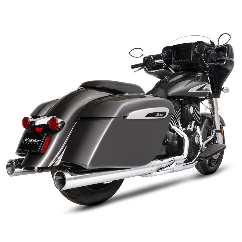 Rinehart 500-0562 4" Slip-on Exhaust For Indian Later Bagger, Touring And Elite (2014-) - Image 3