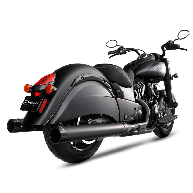 Rinehart 500-0562 4" Slip-on Exhaust For Indian Later Bagger, Touring And Elite (2014-) - Image 6