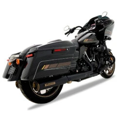 Rinehart 500-1101 4.5" HP45 Slip-on Exhausts, Black With Bronze For Harley Touring '17-
