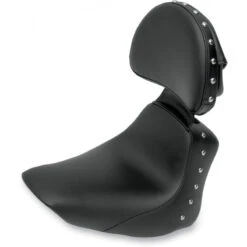 Saddlemen Renegade Heels Down Seat, Studs With Backrest For Harley-Davidson FLSTC / FLSTN