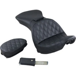 Saddlemen 800-23-030LS Explorer LS Seat W/ Backrest Harley FLSTC Heritage (2006-2017)