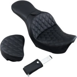 Saddlemen 806-04-030LS Explorer LS™ Seat W/ Backrest Harley FXD / FXDWG Dyna (2006-2017)