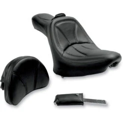 Saddlemen King Seat With Backrest For Harley-Davidson FX Softail (2000-2006)