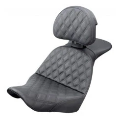 Saddlemen 818-29-030LS Explorer LS Seat W/ Backrest For Harley Low Rider & Sport Glide