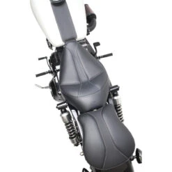 Saddlemen 896-04-0042 Dominator Gel Channel Solo Seat, Black For Harley Dyna Glide