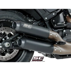 SC-Project HD1-D29O Dual GP-EVO Slip-on Exhausts For Harley Softail (2018-)