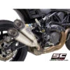 SC-Project I01-D41T S1 Twin Slip-on Exhaust For Indian FTR1200 (2019-)