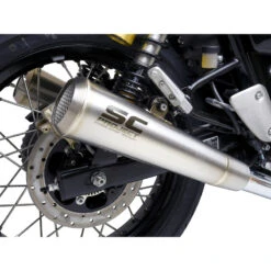 SC-Project RE01-37A70S Conic 70s Style Slip-on Exhaust For Interceptor/Continental GT '19-