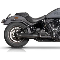 V-Performance AHAR0340031 Full System 2-into-1 Exhaust, Revolver Dark For Harley Softail '21-