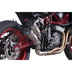 V-Performance AIND0070015-1 Euro 5 Thunder Exhausts, Titanium For Indian FTR1200