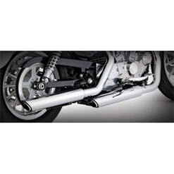 VANCE & HINES Twin Slash Rounds Slip-on Mufflers Exhaust - Sportster XL Models 04-up