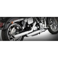 VANCE & HINES Twin Slash Rounds Slip-on Mufflers Exhaust - Dyna FXDWG / FXDF Models 08-up