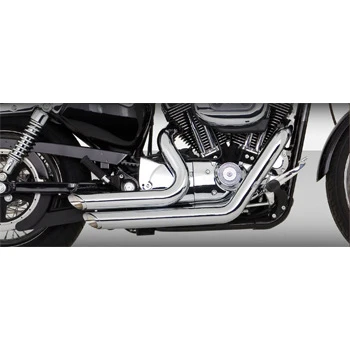 VANCE & HINES Shortshots Staggered Complete Exhaust - Sportster XL Models 04-up