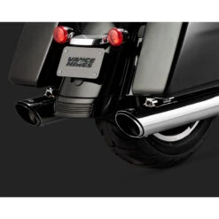Vance & Hines 16672 Twin Slash Round Slip-on Exhausts For Harley Touring (2017-)