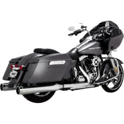 Vance & Hines 16673 4.5" Torquer Slip-on Exhausts, Chrome For Harley Touring '95-'16