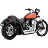 Vance & Hines 17225 Shortshots Staggered Exhaust, Chrome For Harley-Davidson Sportster