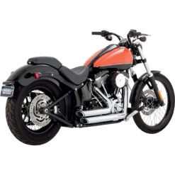 Vance & Hines 17225 Shortshots Staggered Exhaust, Chrome For Harley-Davidson Sportster