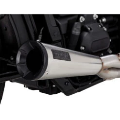 Vance & Hines 27323 2-into-1 Upsweep Exhaust, Brushed For Harley Softail M8 '18-